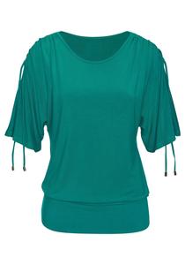 Рубашка LASCANA, изумрудный