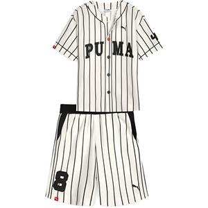 PUMA Повседневный спортивный комплект шорты SS25 2 Piece Set White/Black Kids'