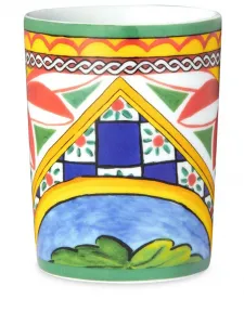 Фарфоровая кружка с архивным принтом Dolce & Gabbana, белый