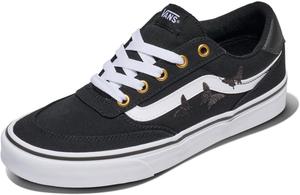 Женские кеды Vans Brooklyn LS, Низкие кроссовки для повседневной носки, прогулок, работы и моды, черный