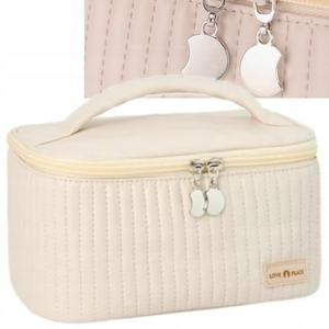 ЖЕНСКАЯ ДОРОЖНАЯ КОСМЕТИЧКА-ОРГАНИЗАТОР БЕЖЕВОГО ЦВЕТА Cadro