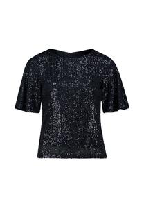 Топ с пайетками и рукавами-крылышками Vera Mont, цвет night sky