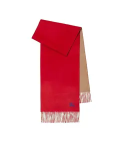 Двусторонний кашемировый шарф Burberry, красный