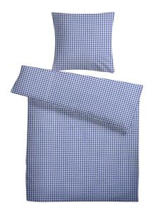 Carpe Sonno Постельное белье из жатой ткани сине-белого цвета