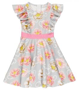 Платье с принтом Saint Tropez Monnalisa, разноцветный