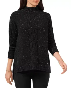 Свитер-Водолазка крупной вязки Vince Camuto, черный