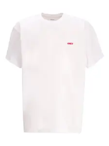 Футболка с круглым вырезом Obey, белый