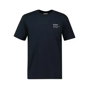 Футболка с коротким рукавом Gant Small Graphic 2003300, черный