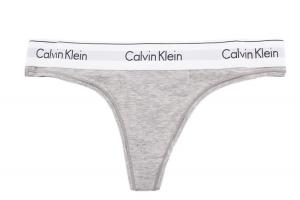 Трусы женские Calvin Klein Underwear стринги, серый