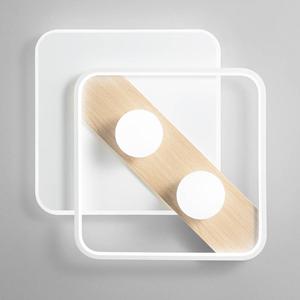 Светодиодный потолочный светильник Luce Ambiente e Design Cricket, алюминий / сатиновое стекло - 1 пламя - белый