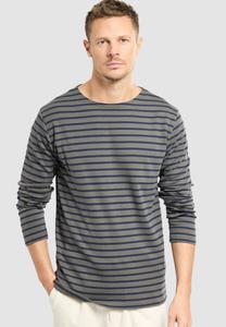 Топ Armor lux Long sleeved top, Chiméra Marine Deep/Grey