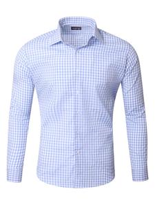 Рубашка RESLAD Hemd Vichy-Karo, светло-синий