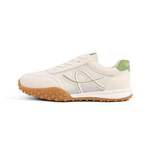 Амортизация, увеличение высоты, поддержка, износостойкость, легкие, дышащие, низкие, повседневные туфли для женщин Wahaha, Beige Green