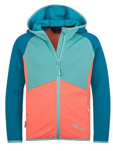 Флисовая куртка "Sogndal" синего/оранжевого цвета. Trollkids