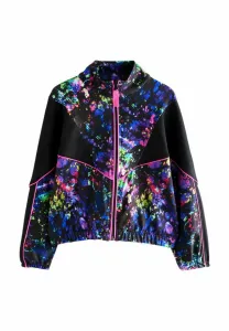 Стандартная тренировочная куртка на молнии Next, Black Multi Splat
