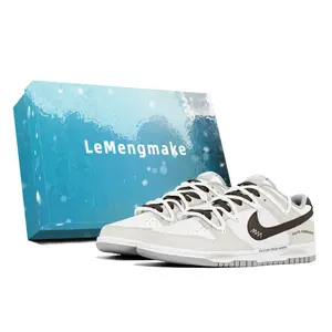 Nike Кроссовки для скейтбординга Dunk Lemon Joy, износостойкие, бежевые, женские