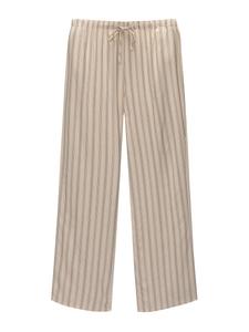 Широкие брюки Pull&Bear, экрю