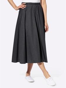 Юбка-слипон из графитового денима WITT WEIDEN