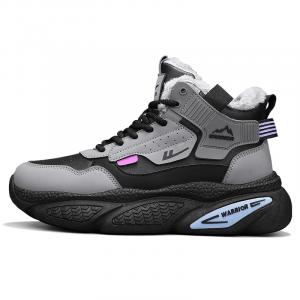 Мужские зимние ботинки Бежевый Хаки/Черный Серый WARRIOR