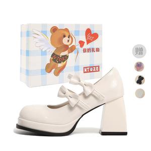 Туфли Mary Jane Shoes Women's Box NTOZE, Gloss Black