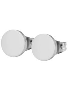 Adeliás Женские серьги - Серьги-гвоздики из нержавеющей стали серебристого цвета