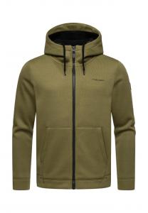 Кардиган с капюшоном Фабиан Ragwear, зеленый