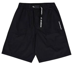 Кроссовки classic mid woven short 'black' Converse, черный