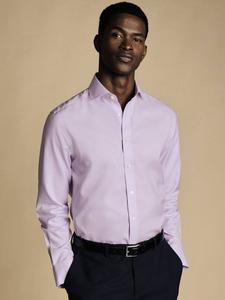 Обычная хлопковая рубашка Charles Tyrwhitt, Lilac Purple