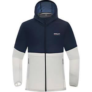 NORTHLAND Профессиональная дышащая водонепроницаемая одежда с защитой от ультрафиолета унисекс, Glacier Gray/Dark Sapphire