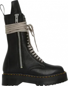 Ботинки Dr. Martens x Rick Owens Strobe Calf Length Boot Black, черный
