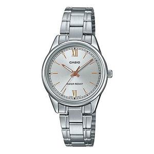 Часы CASIO Quartz Waterproof Silver Analog, цвет silver