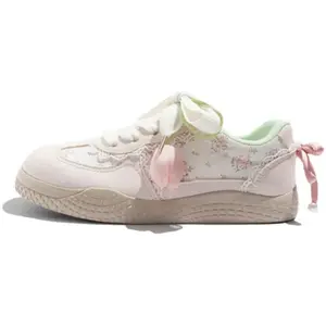 JimiXiong Женские лоу-топ скейтборд кроссовки розовые, цвет Pink