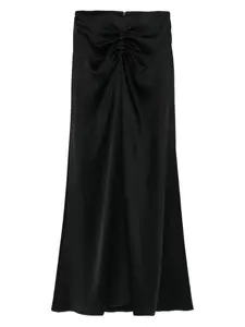 Юбка макси Elis со сборками Raquel Diniz, черный