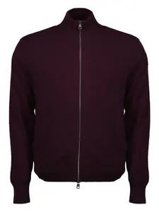 Кардиган с высоким воротником MONCLER, фиолетовый