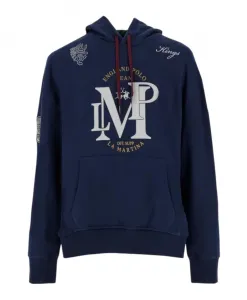 Худи с изображением Бартоломео La Martina, синий