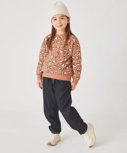 Толстовка с флисовой подкладкой и принтом по всей поверхности Ever Closet, цвет Heart (Brown)