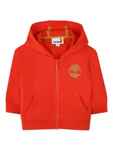 Худи на молнии Timberland Kids, красный