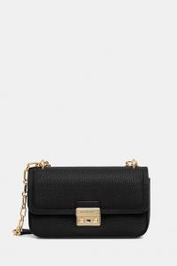 Кожаная сумка MICHAEL Michael Kors, черный