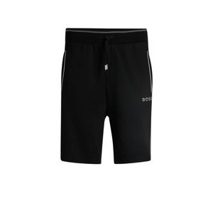 Шорты с контрастной окантовкой BOSS, черный