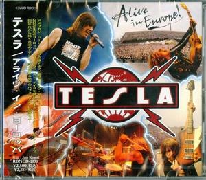 CD диск Tesla: Alive in Europe