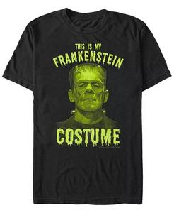 Мужская футболка с коротким рукавом Universal Monsters Frankenstein Costume Fifth Sun, черный