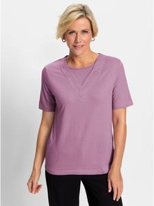 Рубашка с короткими рукавами цвета орхидеи WITT WEIDEN