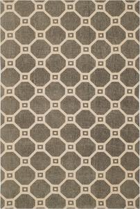 Ковер SAFAVIEH, 122 x 183 см, Cedar Brook Collection, Grey & Ivory, ручной работы из джута, идеален для помещений с высокой проходимостью: прихожая, гостиная, спальня (CDR228D)