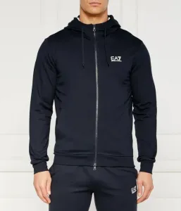 Толстовка regular fit Ea7, темно-синий