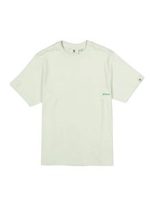 Garcia Футболка с принтом на спине, свободного кроя, молочно-зеленого цвета