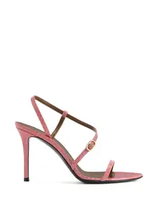 Босоножки Audrinette с ремешками и пряжкой Giuseppe Zanotti, розовый