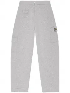 Спортивные брюки с нашивкой-логотипом GANNI, серый