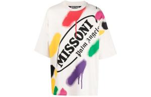 Футболка Missoni X мужская белая Palm Angels, белый