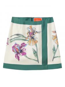 Мини-юбка фуляр La DoubleJ, нейтральный