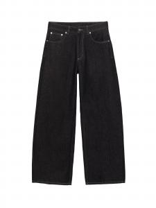 Pull&Bear Свободные джинсы в цвете антрацит